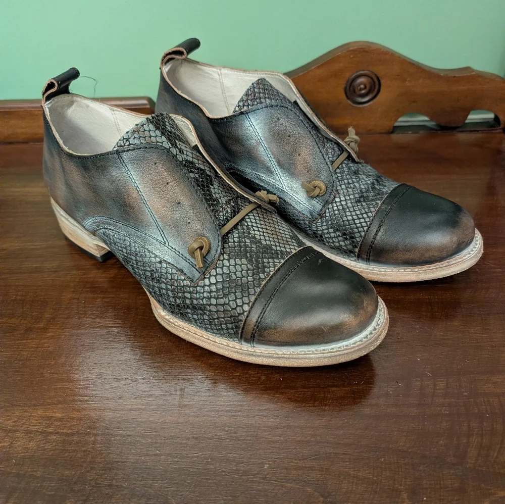 Freebird By Steven Mabel Snake Print Slip On Shoe Size 11, NWOT - Picture 2 of 8